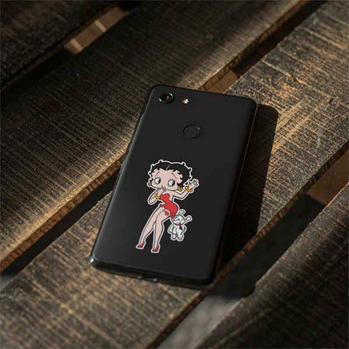 Betty Boop With Puppy Google Pixel 3 Skin